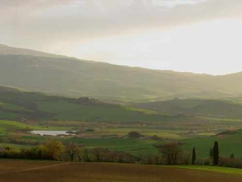 Pasqua sulla val d'Orcia